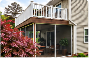 Dynamic Home Creations deck and outdoor living project